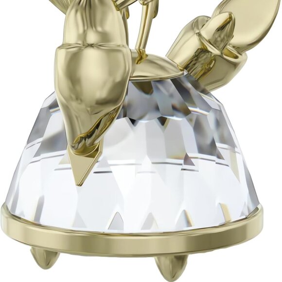 Crystal Zodiac Cancer Figurine Genuine Swarovski in Gold Tone Brand New In BOX! - Picture 4 of 4